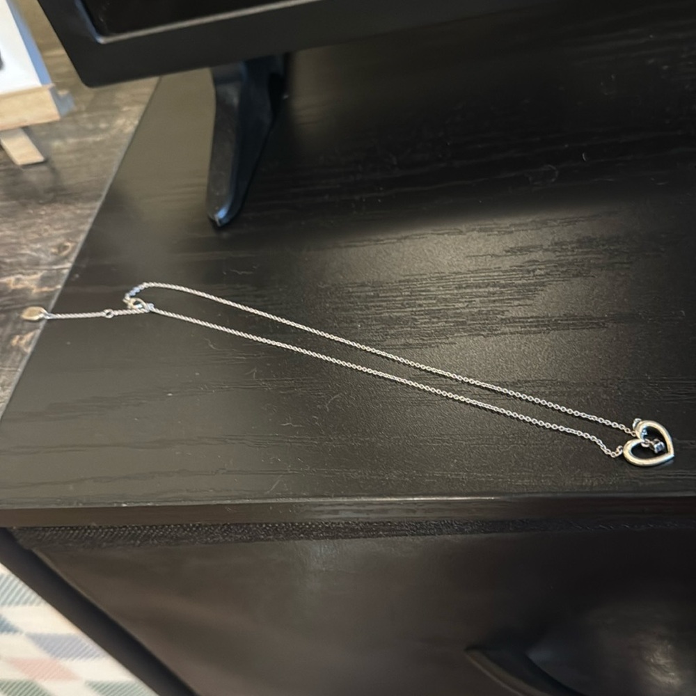 James Avery Silver Heart Pendant Necklace